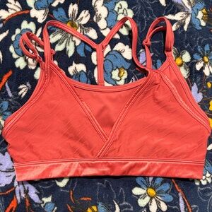 Nike coral sports bra